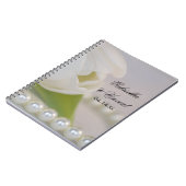 Carnet Mariage de printemps de la Tulipe blanche et des p (Côté gauche)