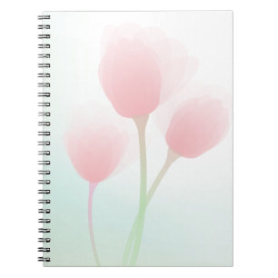 Carnet Mariage de Tulips Pastel Rose doux