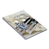 Carnet Mariage des anneaux et des perles blanches (Côté Droit)