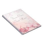 Carnet Mariage d'orchidée rose (Côté Droit)
