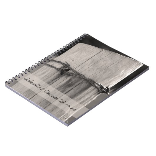 Carnet Mariage du ranch de la clôture rurale (Côté gauche)