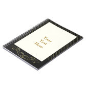 Carnet Mariage Elegant Gold Stripes (Côté gauche)