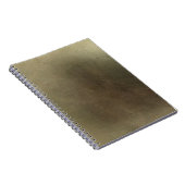 Carnet Mariage Moderne de Texture de Feuille d'Or Abstrai (Côté Droit)