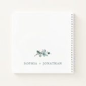 Carnet Mariage personnalisé Eucalyptus Botanical (Dos)