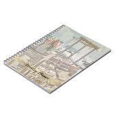 Carnet Mariage Plage Floral Retro Arbor, dentelle (Côté gauche)