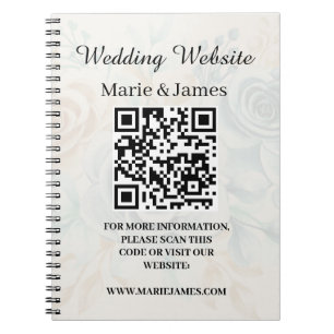Carnet Mariage Site Web Ajouter Nom Date QR Code Minimali