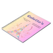 Carnet Mariage Tour Eiffel Recette (Côté gauche)