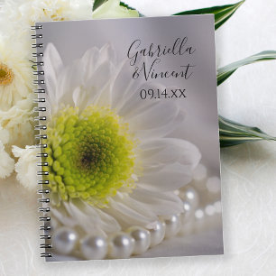 Carnet Mariage White Daisy et Pearls