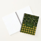 Carnet Marianne Dark Daisy Plaid Floral Deluxe (Intérieur)