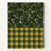 Carnet Marianne Dark Daisy Plaid Floral Deluxe (Dos)