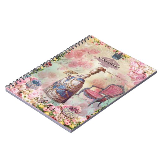 Carnet Marie Antoinette (Côté gauche)