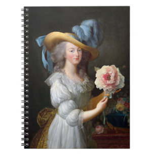 Carnet Marie Antoinette à la pivoine rose