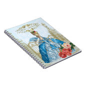 Carnet Marie Antoinette Verseilles Blue notebook (Côté Droit)