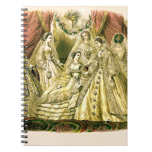 Carnet Mariée Antique Mariage Vintage (Devant)