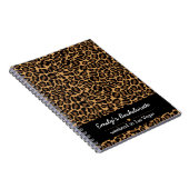 Carnet Mariée Bachelorette Boujee Tendance Imprimé Léopar (Côté Droit)