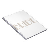 Carnet Mariée Bachelorette Mariée pour être rétro (Côté Droit)