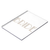 Carnet Mariée Bachelorette Mariée pour être rétro (Côté gauche)