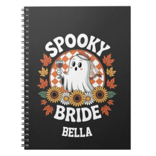 Carnet Mariée Fantôme Épouvantable Halloween Personnalisé