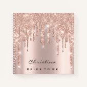 Carnet Mariée pour être douce 16e Rose de maquillage prin (Devant)