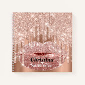 Carnet Mariée pour être douce 16e Rose Princesse lèvres d (Devant)