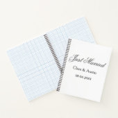 Carnet Mariés add nom couple date année simulation de mar (Intérieur)