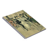 Carnet Mariés de mariage victorien sur bicyclette (Côté Droit)