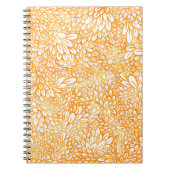 Carnet Marigold Floral : Motif orange simple (Devant)