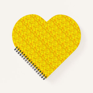 Carnet Marigold jaune Floral Motif sans joint