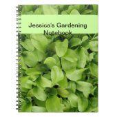 Carnet Marigold Seedlings Custom Gardening Notebook (Devant)