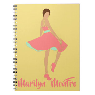 Carnet Marilyn MonFRO AFRoCA Afro Africa Black Woman