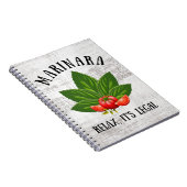 Carnet Marinara Relax C'est légal Basil Tomate Humour ali (Côté Droit)