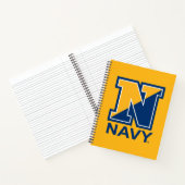 Carnet Marine américaine | Marine initiale N (Intérieur)