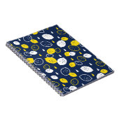 Carnet Marine Blue Lemon Art - Refresh Citrus Design (Côté Droit)