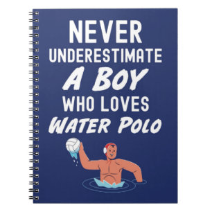 Carnet Marine Blue Water Polo Cadeaux Pour Garçons