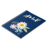 Carnet Marine Floral (Côté gauche)