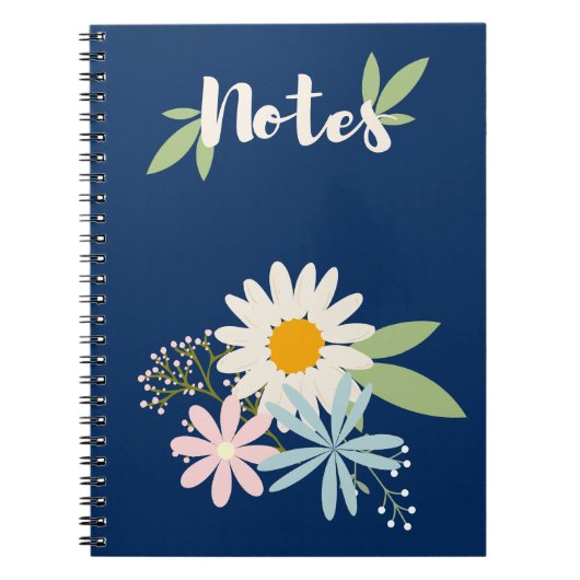 Carnet Marine Floral (Devant)
