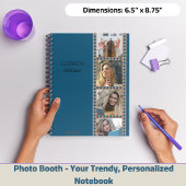 Carnet Marine Photo Booth - Moderne tendance personnalisé