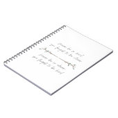 Carnet Marjorie (Côté gauche)