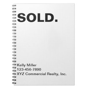 Carnet Marketing immobilier VENDU Budget personnalisé