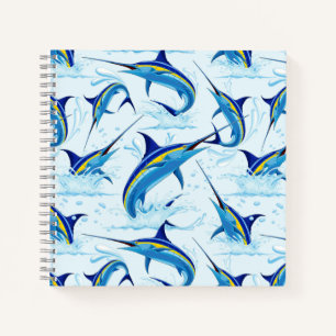 Carnet Marlin Bleu Jaillissant de l'Océan