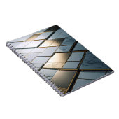 Carnet Marmor Gold Fliesen Luxus Geometrie (Côté Droit)