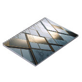 Carnet Marmor Gold Fliesen Luxus Geometrie (Côté gauche)