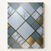 Carnet Marmor Gold Raster Luxus Geometrie Deluxe  (Dos)