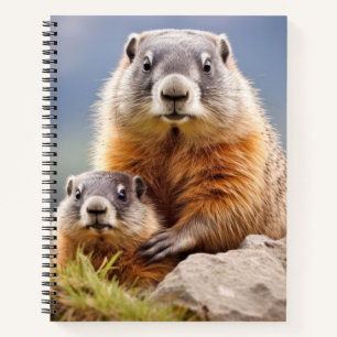 Carnet Marmot Animal Wild Beauté Liberté Wilderness Paix