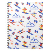 Carnet Marmot Basin Alberta Ski Snowboard Motif (Devant)