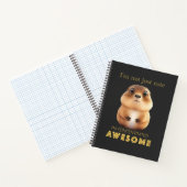 Carnet Marmotte Concentré Awesome mignon adorable Funny (Intérieur)
