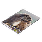 Carnet Marmotte mère avec bébé (Côté gauche)