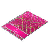 Carnet Marocaine au néon de parties scintillantes de (Côté gauche)