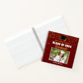 Carnet Maroon Gold Graduation Photo Autograph Invité (Intérieur)