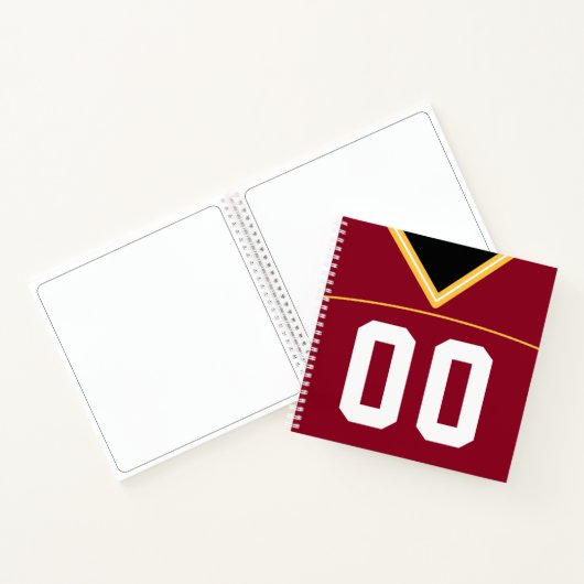 Carnet Maroon Jersey (Intérieur)